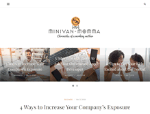 Tablet Screenshot of minivan-momma.com